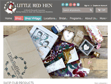 Tablet Screenshot of littleredhen.org